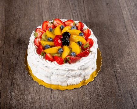 Mixed Fruit Basket cake